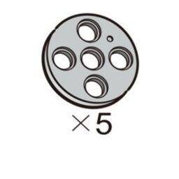 Pulley-Wheel-L (SPO-4PR(GR)) 5 pcs.