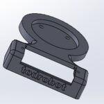 Staffa Montaggio Camera OAK-D su Polso Cobot - PLA