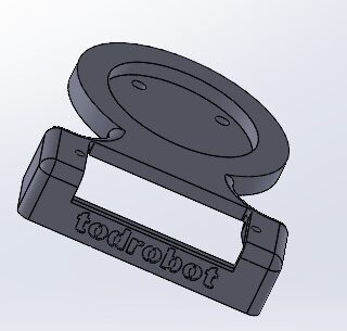 Staffa Montaggio Camera OAK-D su Polso Cobot - PLA