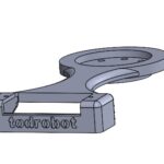 Staffa L per OAK-D | Supporto Lungo per Polso Cobot