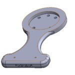 Staffa XL per Realsense 435i | Supporto Extra Lungo per Polso Cobot