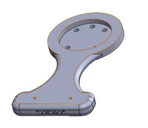 Staffa XL per Realsense 435i | Supporto Extra Lungo per Polso Cobot