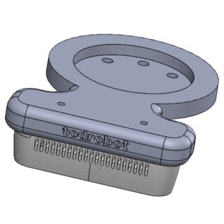Staffa S per Realsense 435i | Fissaggio Preciso al Polso Cobot
