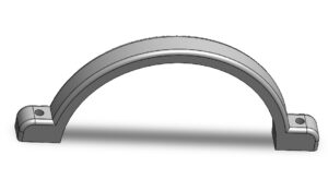 Staffa Inferiore per Dobot CR-10A (Link 2): Supporto Cavi Essenziale