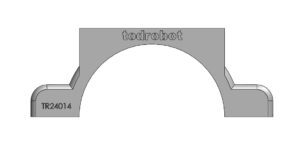 Staffa Superiore per Dobot CR-10A (Link 2): Gestione Cavi Ottimale