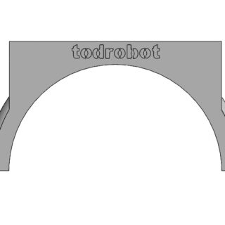 Staffa Superiore per Dobot CR-10A (Link 2): Gestione Cavi Ottimale
