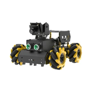 Hiwonder TurboPi Raspberry Pi Robot Car ROS2 with Mecanum Wheels, AI Vision & Tracking, Multimodal Large AI Model ChatGPT / Gemini / Grok / Llama, and Voice Interaction